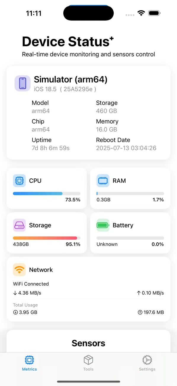 Device Status⁺ screenshot 1